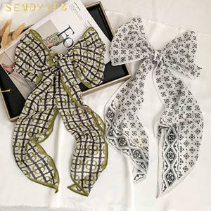 Estampado de flores coloridas 160*20cm bufanda de tira larga señoras rayas bufanda para el cuello bufanda multifuncional cinturón bolsa Accesorios - Product Image 1