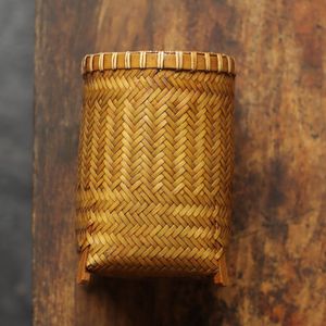 Accesorios retro para el juego de té de bambú lacado: Los Seis Caballeros de la Ceremonia del Té - Aguja de té hecha a mano, Cuchara de té, Cepillo de té - Product Image 2