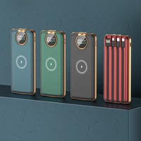Dernière conception 20000mah chargeur de batterie externe sans fil étanche entrée Micro USB compatible tous les téléphones et sortie 10W