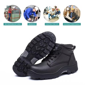 Bottes de sécurité mi-montantes Lea, résistantes à l'huile et antidérapantes, chaussures de sécurité industrielles avec embout en <span class=keywords><strong>acier</strong></span> <span class=keywords><strong>pour</strong></span> la construction et l'usine, unisexe, homme - Product Image 3