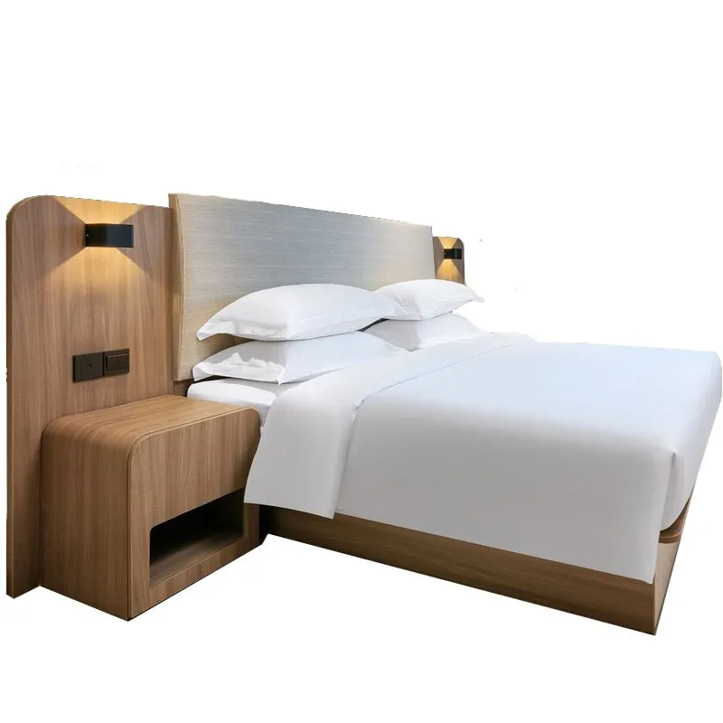 Conjunto de dormitorio de 5 estrellas para hotel, muebles de salón de lujo de bambú para niños