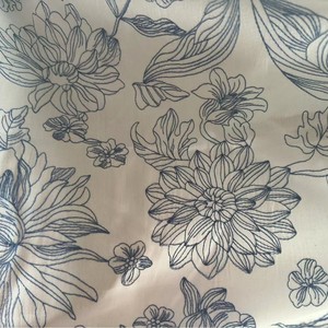 Nuova <span class=keywords><strong>Tovaglia</strong></span> Retrò Floreale Blu Ricamata Impermeabile in <span class=keywords><strong>Cotone</strong></span> con Bordo Arricciato Copritavolo Rettangolare - Product Image 3
