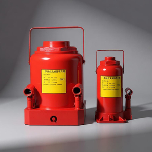 Cric hydraulique manuel robuste 20T-100T avec manomètre pour réparation automobile et levage industriel - Product Image 4