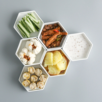 Assiettes et plats carrés en mélamine blanche empilables incassables pour restaurants de hot-pot – Vente en gros usine