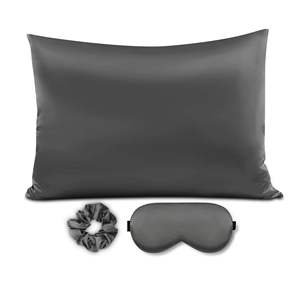 Wholesales Price Hair Band Eyes Mask Cooling Silk Pillowcase Printing Custom Logo Luxury Hotel <strong>Pillow</strong> <strong>Cover</strong> - Product Image 3