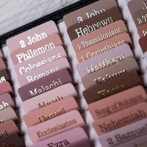 Bibbia studio Journaling fornisce etichette personalizzate autoadesive laminazione bibbia con riepilogo - Product Image 5