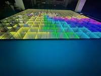Piste de danse en verre LED Infinity 50*50cm avec contrôle DMX