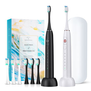 Venta al por mayor logotipo personalizado cuidado bucal cepillo de dientes ultrasónico OEM de alta calidad Limpieza de dientes cepillo de dientes eléctrico automático recargable - Product Image 1