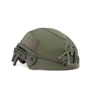 Casco Tattico Rigido a Sospensione in <span class=keywords><strong>PE</strong></span> Balistico Verde di Alta Qualità e Taglio Alto - Product Image 6