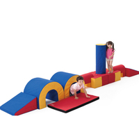 Ensemble de jeux doux pour enfants, équipement de terrain de jeu intérieur, jouets en blocs de mousse pour enfants de maternelle et d'école maternelle