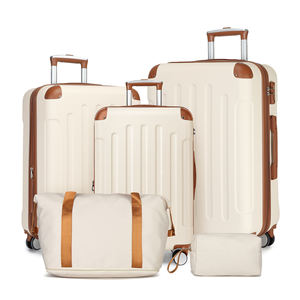 Juego <span class=keywords><strong>de</strong></span> Maletas <span class=keywords><strong>de</strong></span> Viaje Expandibles <span class=keywords><strong>de</strong></span> 6 Piezas con Candado TSA, Juego <span class=keywords><strong>de</strong></span> Maletas Rígidas con Ruedas <span class=keywords><strong>para</strong></span> Viajes <span class=keywords><strong>de</strong></span> Negocios - Product Image 1