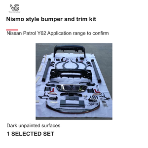 Kit de pare-chocs et de garnitures de style Nismo pour Nissan Patrol Y62. Envoyer l'année et la photo pour la vérification de la compatibilité. - Product Image 1