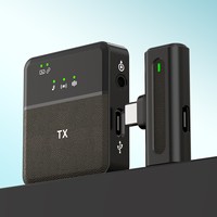 Nouveau Microphone Lavalier Sans Fil pour Téléphone Mobile Smartphone Micro-Cravate Sans Fil Miniature
