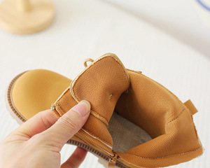 รองเท้าบูทเด็กหนัง PU สำหรับเด็กผู้ชายและเด็กผู้หญิง ขายส่ง รองเท้าบูทกันลื่นสำหรับเด็ก - Product Image 6