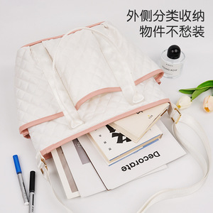Mami Bag Large Capacity Insulated Tote For Mom Baby Stroller Storage Handheld Shoulder Bag Daily Use - Product Image 5