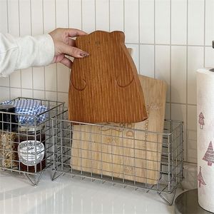 Nouveau panier de rangement en fer de style Instagram pour planches à découper, articles ménagers de grande valeur, collations et autres articles divers. - Product Image 2