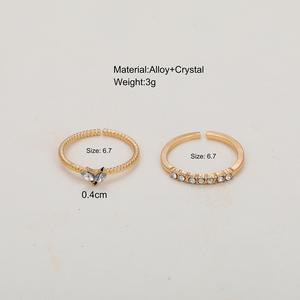 Anillo de Compromiso Clásico de Acero Inoxidable Chapado en Oro Rosa con Zirconia en Forma de Corazón para Mujer, Resistente al Agua, Tendencia 2026 - Product Image 4