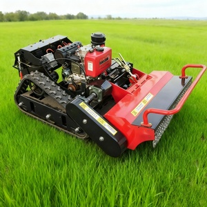 Miễn phí giao hàng DIESEL flail điều khiển từ xa máy cắt cỏ tất cả các địa hình cao su theo dõi 360 độ xoay thanh toán bù trừ máy cắt cỏ - Product Image 2