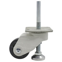 Roue de Nivellement Réglable Deluxe SS 75mm 3 Pouces avec Pieds de Nivellement