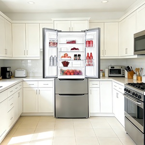 320L Multi Door French <b>Refrigerators</b> Stainless Steel Electronic Control EU Energy Grade 1 Freestanding Fridge for Home Kitchen 3 - Product Image 2