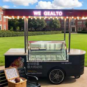 Chariots de vente de crème glacée les plus vendus en 2025 avec machine à snacks - Product Image 4