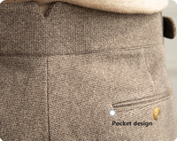 Automne hommes couleur unie décontracté italien Naples Paris bouton costume pantalon messieurs taille haute drapé costume pantalon pour hommes