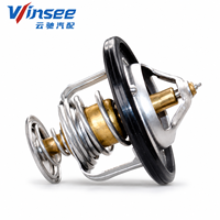 Thermostat de liquide de refroidissement du moteur Winsee New SMD337408E MD158570 pour Mitsubishi 4G6 BYD F3 Geely Great Wall Haval