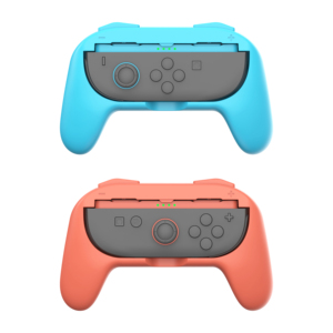 Aomiou Gamepad Tay Grip cho cho 2 Joy-Con điều khiển chủ ABS Chất liệu màu xanh/đỏ - Product Image 6