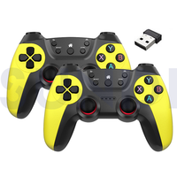 Nouvelle manette de jeu 2.4G, double joystick, TV, PC, Android Box, jeu, 2 packs, manette sans fil
