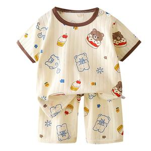 NOVEDAD <span class=keywords><strong>DE</strong></span> VERANO 2025, <span class=keywords><strong>ropa</strong></span> informal para niños, conjunto <span class=keywords><strong>de</strong></span> pantalones cortos <span class=keywords><strong>de</strong></span> manga corta <span class=keywords><strong>de</strong></span> <span class=keywords><strong>algodón</strong></span> para niños y niñas, camiseta para bebé, venta al por mayor <span class=keywords><strong>de</strong></span> <span class=keywords><strong>algodón</strong></span> 100% - Product Image 1