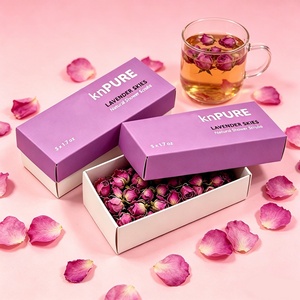 Caja de Regalo para Rosas, Caja para Ramos, Caja para Té de Hierbas, Caja de Cartón, Caja de Cartón Cuadrada Ecológica para Flores - Product Image 1