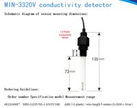 Conductimètre CCT-3320V modèle TDS230 5320 avec relais 4-20mA AC220V±10% 50/60HZ
