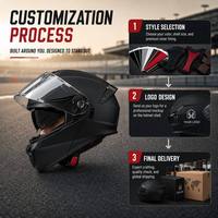 Casque de moto professionnel DOT/ECE |   Équipement de course intégral |   Solution complète OEM/ODM pour la vente en gros B2B avec étiquette privée personnalisée