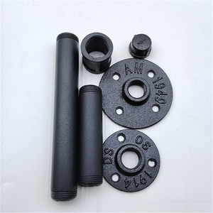 Black <strong>Wall</strong> Mounted Hanging Pipe <strong>Clothes</strong> Rack <strong>Rail</strong>, Garment <strong>Clothes</strong> Hanging Rack for <strong>Clothes</strong> - Product Image 5