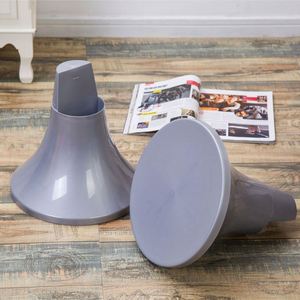 Creative Portable Adjustable Plastic Low <b>Stool</b> Storage for Living Room <b>Bedroom</b> Accent Design Shoe Changing <b>Stool</b> Hotel School - Product Image 2