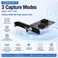 Tarjeta de Captura de Video Interna PCIe HDMI SDI 1080P*60Hz 4K*30Hz YUY2 para Windows, Mac, Linux, PC Industrial