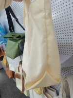 Sac fourre-tout en toile de coton personnalisé avec logo imprimé, grand format, à la mode, avec poignée, sac bandoulière, vente chaude