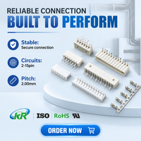 Connecteur fil-circuit imprimé pour appareils électroménagers sur mesure, pas de 2,0 mm, équivalent au boîtier de réceptacle Molex MicroBlade, terminal SMT