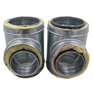 <span class=keywords><strong>Tuyau</strong></span> de panneau de conduit pré-<span class=keywords><strong>isolé</strong></span> de climatisation HVAC et accessoires de conduit en spirale - Product Image 4