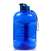 Bouteille d'eau de 2 litres à vendre, bouteilles d'eau fantaisie avec des mots de motivation, carafe d'eau PETG sans BPA de 2200 ml, logo personnalisé