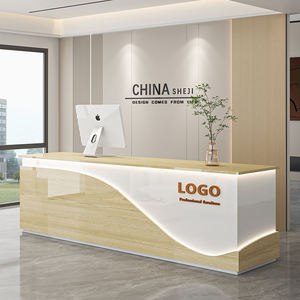 受付カスタマイズ可能なアセンブリウッドオフィスモダンシンプル工場直販 - Product Image 6