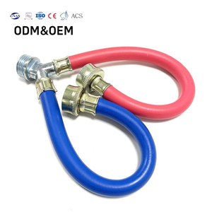 Tuyau d'alimentation en eau universel renforcé de fibres haute résistance, personnalisé, en caoutchouc, pour lave-linge et sèche-linge - Product Image 1