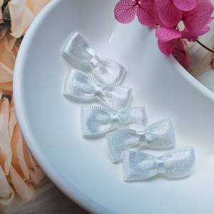 โบว์มินิริบบิ้นโพลีเอสเตอร์ไนลอนแบบผูกโบว์แบบบิดถุงพรีเมดสำหรับห่อของขวัญแต่งงานออกแบบได้ตามต้องการ - Product Image 5