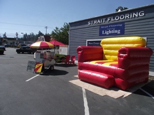 Tùy chỉnh màu sắc ngoài trời đảng <span class=keywords><strong>big</strong></span> red sofa bơm hơi Khổng Lồ ghế - Product Image 4