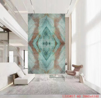Dalle de pierre en quartzite vert Gaya FANCY STONE, 1,8 cm, finition polie, pour plans de travail de cuisine, murs de salle de bain et projets de meubles.