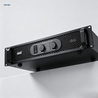 Amplificateur 2 canaux classe AB HKNC à boîtier métallique, audio haute résolution, écologique, durable, transformateur toroïdal, 500W *2 pour salle de bal d'hôtel