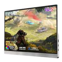 Moniteur portable de jeu EIMIO 14 pouces 3840x2400 4K IPS Panel 60Hz Type-C 100% SRGB pour PC/Ordinateur portable/PS5