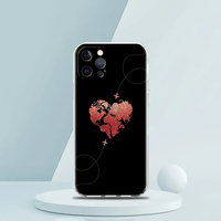Pour iPhone 15 16 14 13 12 11 17 Pro Max Plus couverture transparente dessin animé carte du monde paysage Direction personnalisé impression UV coque de téléphone