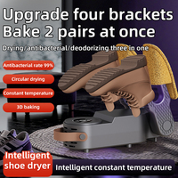 Séchoir à chaussures électrique intelligent stérilisant, désodorisant à l'ozone, pliable, pour bottes, gants de boxe, chaussettes