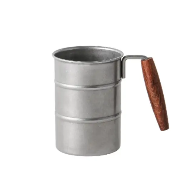 Utdoor-taza de acero inoxidable para cerveza, vaso de gran capacidad con diseño creativo de viento industrial para acampar, 304 S